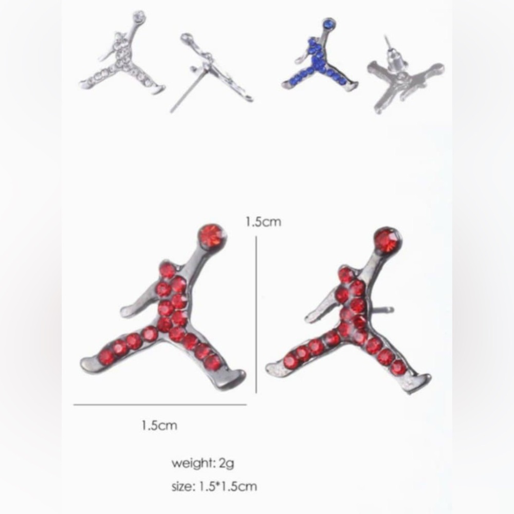 Jumpman earrings